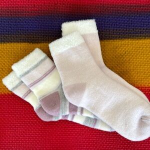 2 pairs Ultra Cozy Fleece lined Socks